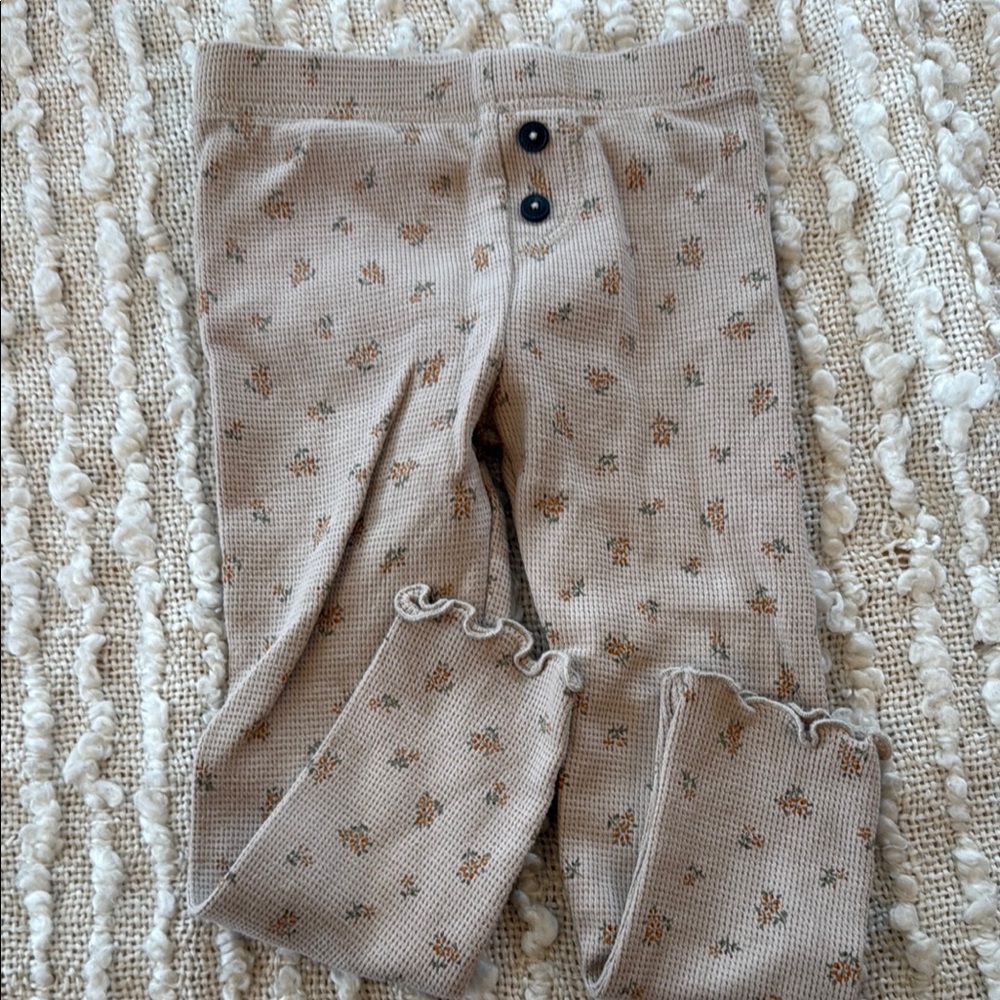 Floral Patterned Kids Leggings